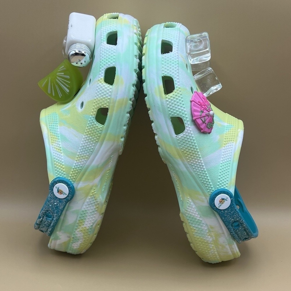 CROCS x Margaritaville Jimmy Buffet Lime Green Clogs - Women's Size 8 USED - Picture 4 of 7